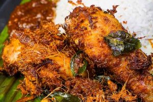 Indian Homecooked Nasi Lemak Ayam Berempah + Nasi Tomato