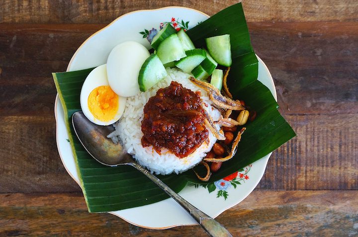 Nasi Lemak Kukus 1 nasi lemak kukus
