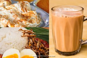 Nasi lemak & roti canai